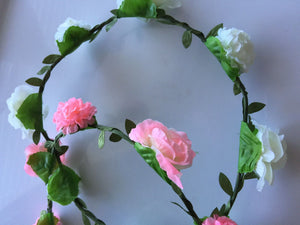 Women Girl Flower princess Bohemian Bride Wedding Beach hair headband PROP