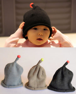 Kids Child Girl Boy Chic Warm Knit knitting Beanie Hobbit elf Hat Cap prop 1-6y