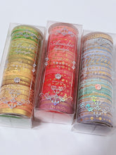 AU 20 Rolls Sticky Washi Tape Papers Gilding Scrapbooking Journal Note Stickers