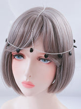 Women Party heart beads boho Bohemian Metal Hair Chain Headband forehead band
