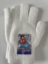 Girls Boys Kids Children Warm Knit Ski Outdoor Winter SHORT Gloves Mittens 5-10Y