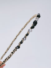 1x Women Girl Lady Colorful Crystal Beads Rhinestone Look Headband Hair Band
