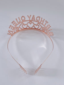 Women Birthday Queen Party Crystal Crown Tiara Headband Hair Band with comb - Elegant Tiara for Weddings & Events