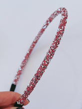 Women Bling Shiny Crystal look Bead Glitter Party Headband Hair Head Band Hoop