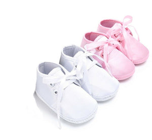 Baby Shower Boy Kid Girl White Or Pink Christening Wedding Party first Shoes