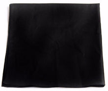 Women Men Retro Hip hop Cotton biker dance Paisley Bandana Hair Headband Wrap Solid Black