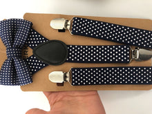 Children Party Costume Wedding Pants Dots Kids Suspender Brace Belt Clip Bowtie