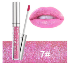 Non-stick Metallic Matte Shiny Glitter Flip Lip Gloss Liquid Lip stick Makeup #7 Light Pink