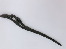 1x Women ebony wooden Oriental Updo Bun Styling boho hair Pin Stick Chopstick