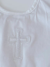 Baby Shower Girls Boys White Christening Outfits Match Cross Bib Burp Apron