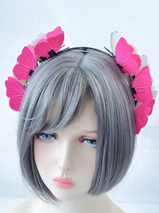 Women Girls Fairy Party Butterfly Hair Band Headband Tiara Hoop Fascinator