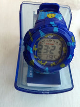 Men Teen Camouflage Camo Army Military Digital LED Sport Lighting Wrist Watches Blue Camo Watch