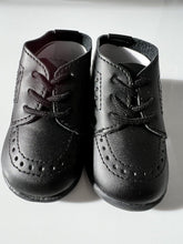 Baby Boy White Black Wedding Formal Party Synthetic leather Rubber Bottom Shoes