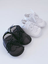 Baby Boy White Or Black Christening Wedding Formal Party Satin First Shoes