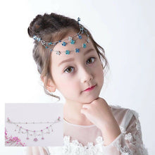 Girl Belly Dance Princess Flower Girl Forehead Hair Chain Tassel Clip Accessory