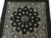 Women Girl Retro Cotton Shimmer Paisley Bandana Hair Headband Wrap Square Scarf