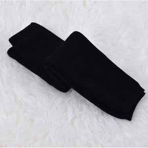 Girls Baby Kids WINTER Warm Thermal Fleece Bottoms footless Tights Stockings