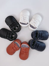 Baby Boy Kid White Navy Black Wedding Formal Party Synthetic leather Soft Shoes