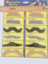 Women Men Kid King Pirate Self adhesive Fake False Mustache Beard Party Costume