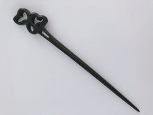 1x Women ebony wooden Oriental Updo Bun Styling boho hair Pin Stick Chopstick