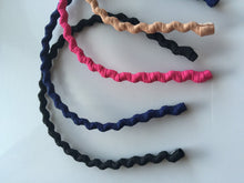 Girls Women School Zigzag Wavy Fashion Sports cotton ouchless Hair head band