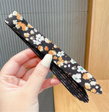 Girl Kids Cute Retro Stick On Cotton Light Embroidery Hair Headband Head band