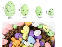 AU 20x Colorful Foam Easter Egg Craft Hat art DIY Fake Eggs Model Decoration