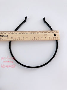 Women Girl BOHO Synthetic Suede Braided Thin Slim Hair head band headband Hoop