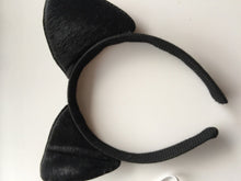 Lady Girl Boy Kids Cat Kitty Costume Ear Tail bowtie Party Hair head band 3 set