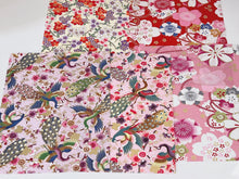 5x Craft Japanese Pattern Fabric Cloth Pieces Sewing Patchwork Wrap Material