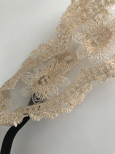 Women Girl Embroidery Boho Retro Lace Floral Headband Elastic Hair Head band