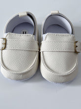 Baby Boy White Brown Black Wedding Formal Party Synthetic leather Soft Shoes