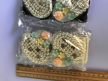 Women Lady Heart Stretch Crystal bling Pearl Flower Heart Waist Band Belt wrap