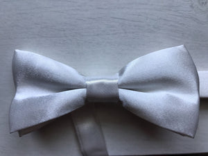 AU Boys Kid Child Party Plain Pre-tied Wedding Formal bow tie Necktie bowtie Solid Creamy White Bow tie