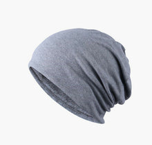 Men Women Warm With Or Without Fleece Slouch Baggy Skull Ski Beanies Hats Cap Without Fleece in Light Grey