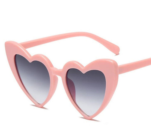 Women Men Party Love Heart Shape Fashion Sun Eye glasses wear Sunglasses PROP