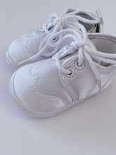 Baby Boy White Or Black Christening Wedding Formal Party Satin First Shoes