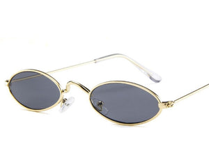 Women Men Vintage Oval Retro Small Punk Fashion Sun Eye glasses wear Sunglasses