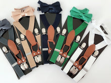 Boy Kid Children Party Costume Wedding Pants Suspender Brace Belt Clip Bowtie