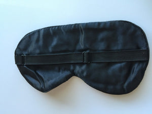 AU Stock 100% Silk Wide Women Men Rest Travel Sleeping Eye Mask OR with ice pad