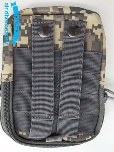 Men Travel Army Camo Military Mobil phone iphone Hook bag Pouch Holster Case