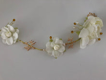 Women Girl Dance Rose Party Hair Band Wear Flower leaf Fascinator Clip Tiara