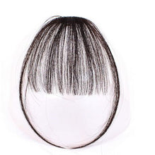 Women 100% Human Real Hair Natural Clip on Bang Front Fringe Wig Piece extension