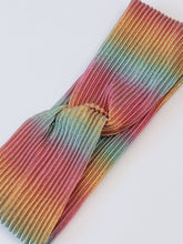 Women Cross Rainbow Colorful 70' 80' Bandana Turban Hair Wrap Head band headband