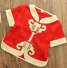 Kids Boy Chinese New Year Red Asian Traditional TANG Costume Tops outfit Set