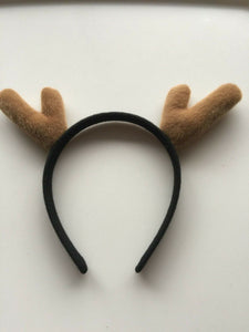 Women Girls Kids Christmas Deer Antlers Costume Ear Party Hair head band Prop