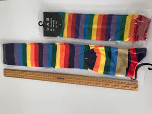 Women Girl Rainbow Colorful Tutu skirt Gloves Socks Unicorn headband Costume Set