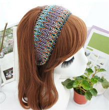 Women Retro Hippie BOHO Wide Hair Band Head Band Headband Bandana Style Hoop