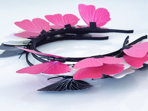 Women Girls Fairy Party Butterfly Hair Band Headband Tiara Hoop Fascinator