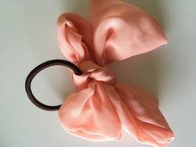 Women Girls School Office Lady Chiffon Bow Ribbon Ponytail Hair band Holder